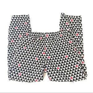 J.Mclaughlin Men's Black White Evergreen Loung Pants Medium Cotton